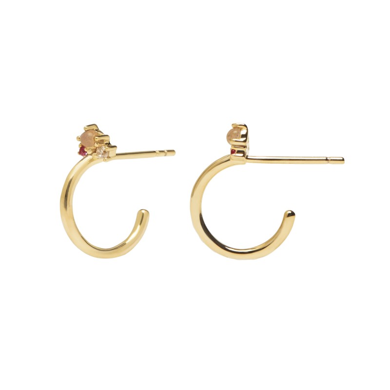 Pendientes P D Paola Libellule Plata 925MM Dorado