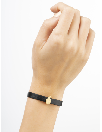 PULSERA MR WONDERFUL Tropical Party - GOLD&BLACK