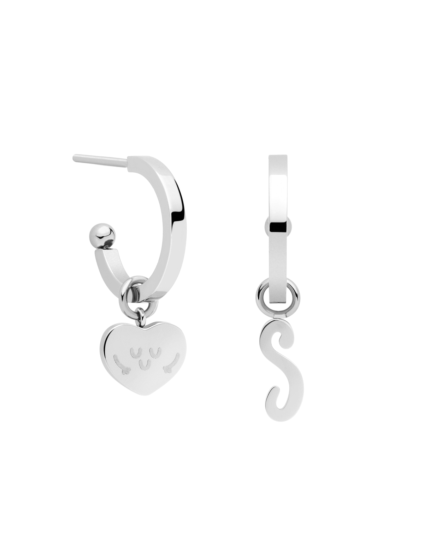 PENDIENTES MR WONDERFUL Magic Letters - SILVER