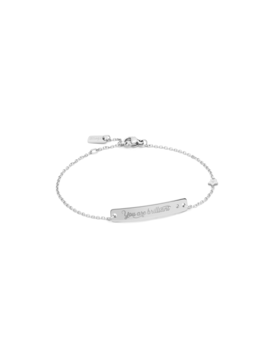 PULSERA MR WONDERFUL Wonderful Words - SILVER | Joyería Parejo