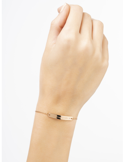 PULSERA MR WONDERFUL Wonderful Words - ROSEGOLD | Joyería Parejo