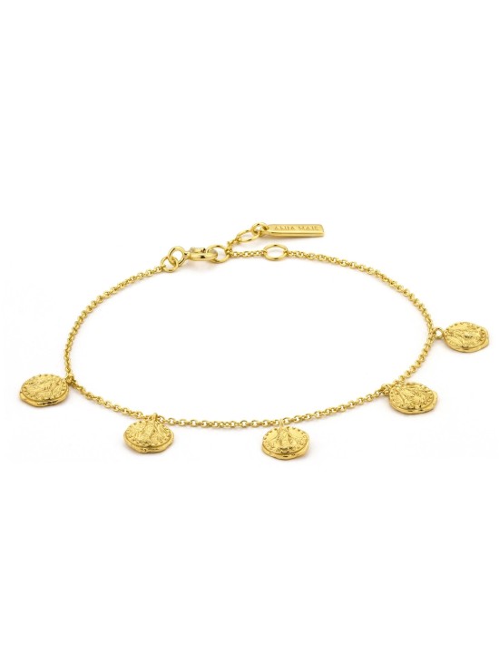 Pulsera Ania Haie Gold Deus B009-01G Plata de Ley | Joyería Parejo