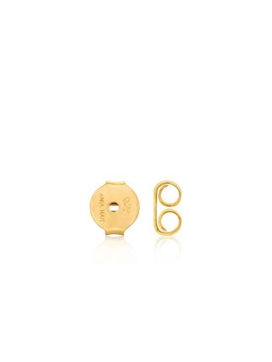 Pendientes Ania Haie Gold Spike Double E025-01G Plata de Ley | Joyería Parejo