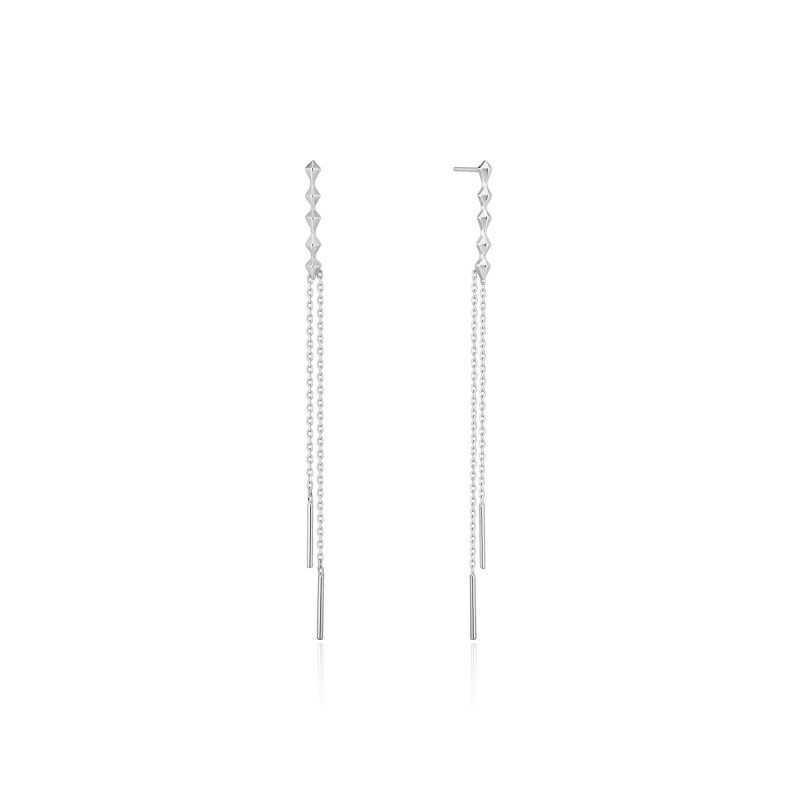 Pendientes Ania Haie Silver Spike Double E025-01H Plata de Ley