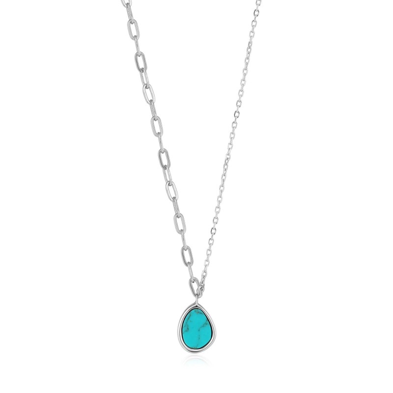 Collar Ania Haie Silver Turquoise N027-02H Plata de Ley