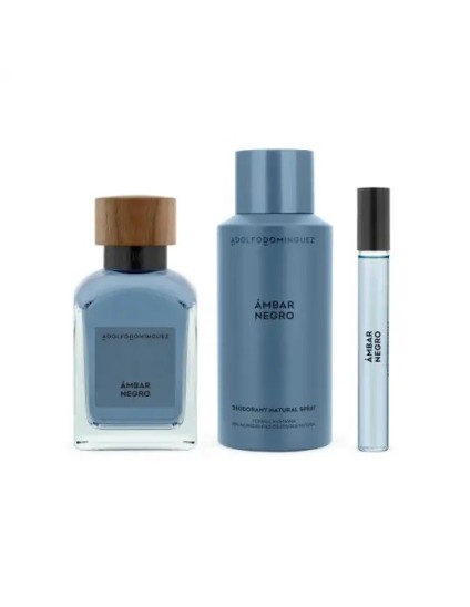 Set Eau de Parfum Ámbar Negro Hombre Adolfo Domínguez | Parejo