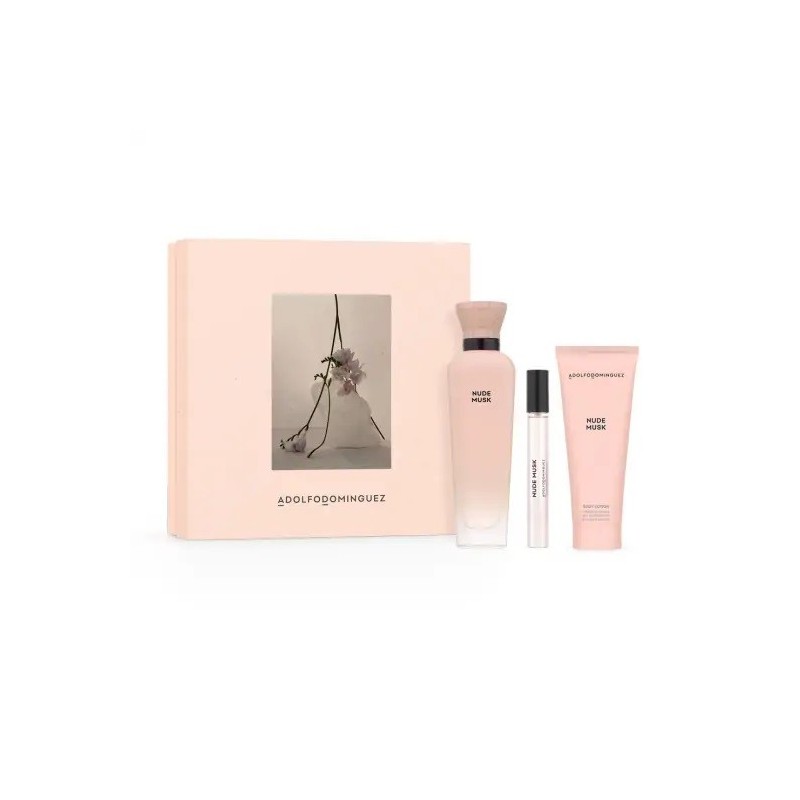 Set Nude Musk Mujer Adolfo Domínguez 120 ml | Joyería Parejo