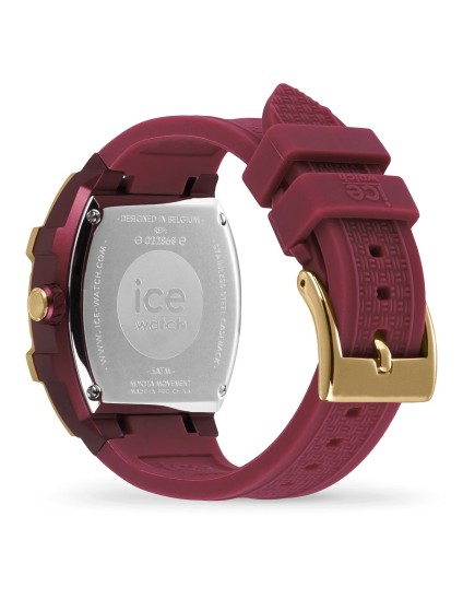 Reloj Ice Boliday Gold Burgundy Mujer | 022868