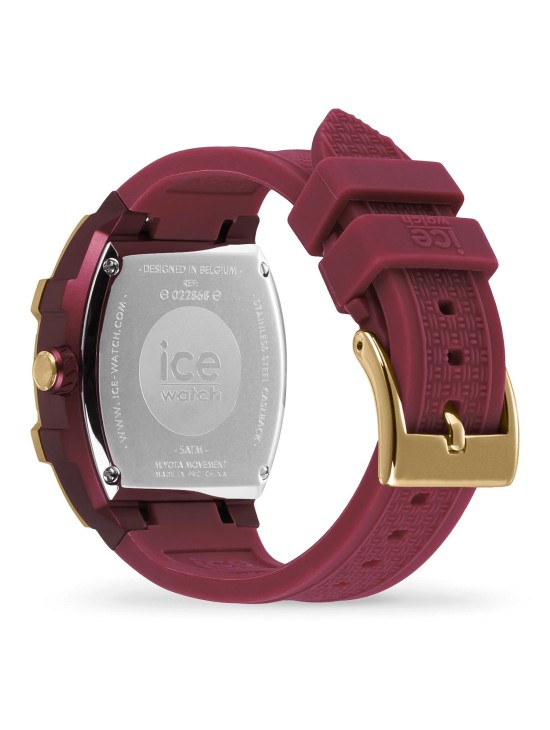 Reloj Ice Boliday Gold Burgundy Mujer | 022868