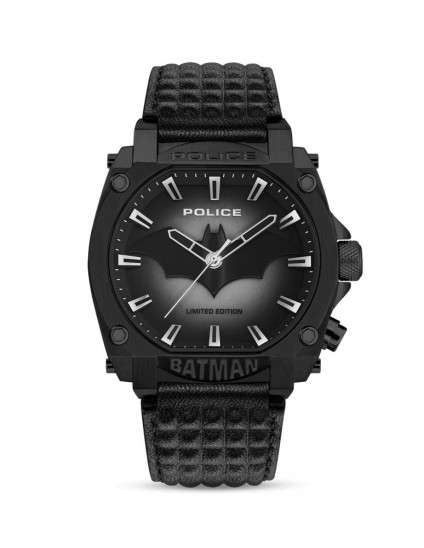 Reloj Police PEWGD0022601 Hombre Cuero/Acero - Forever Batman, Edición Limitada