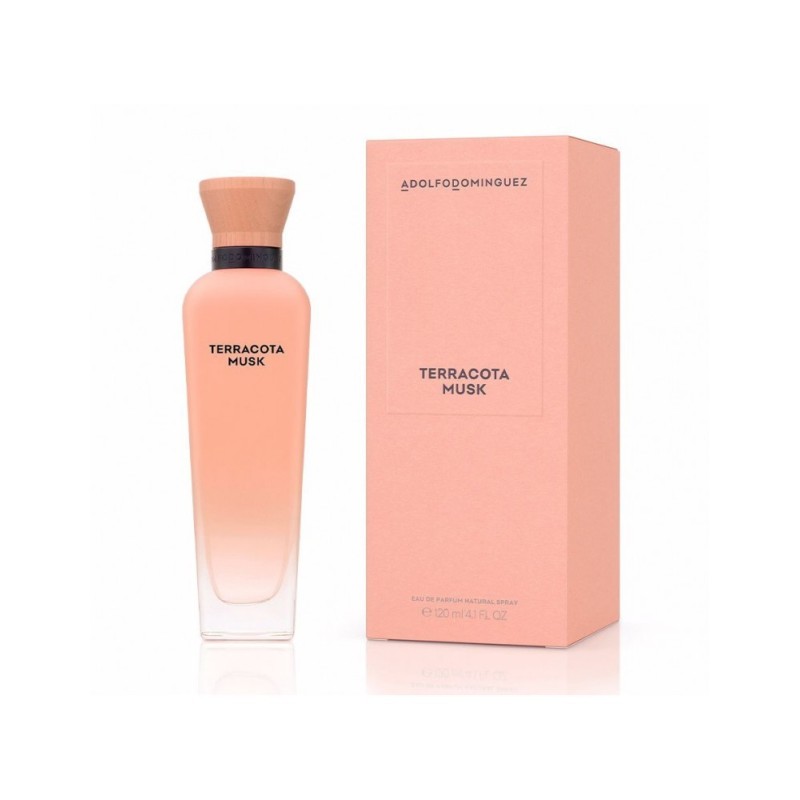 Adolfo Domínguez Terracota Musk Eau de Parfum 120ml Mujer - Bergamota y Musk