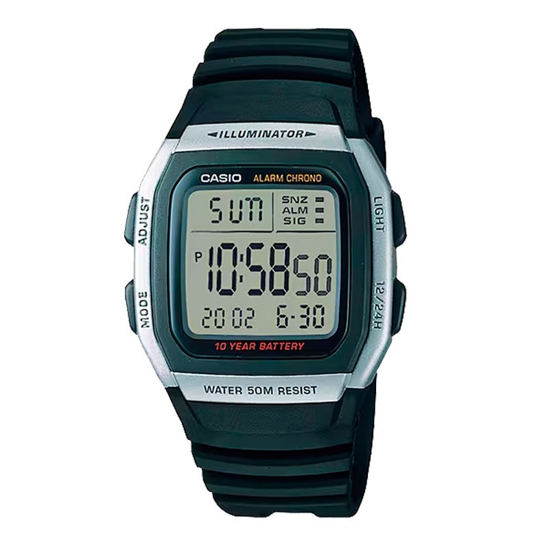 Reloj Casio Timeless W-96H-1AV Hombre | Joyería Parejo