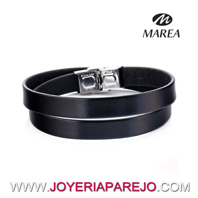 Pulsera Marea Jewel D00103/27 Doble Vuelta Negro