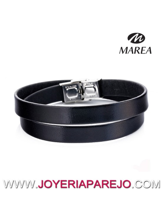 Pulsera Marea Jewel D00103/27 Doble Vuelta Negro