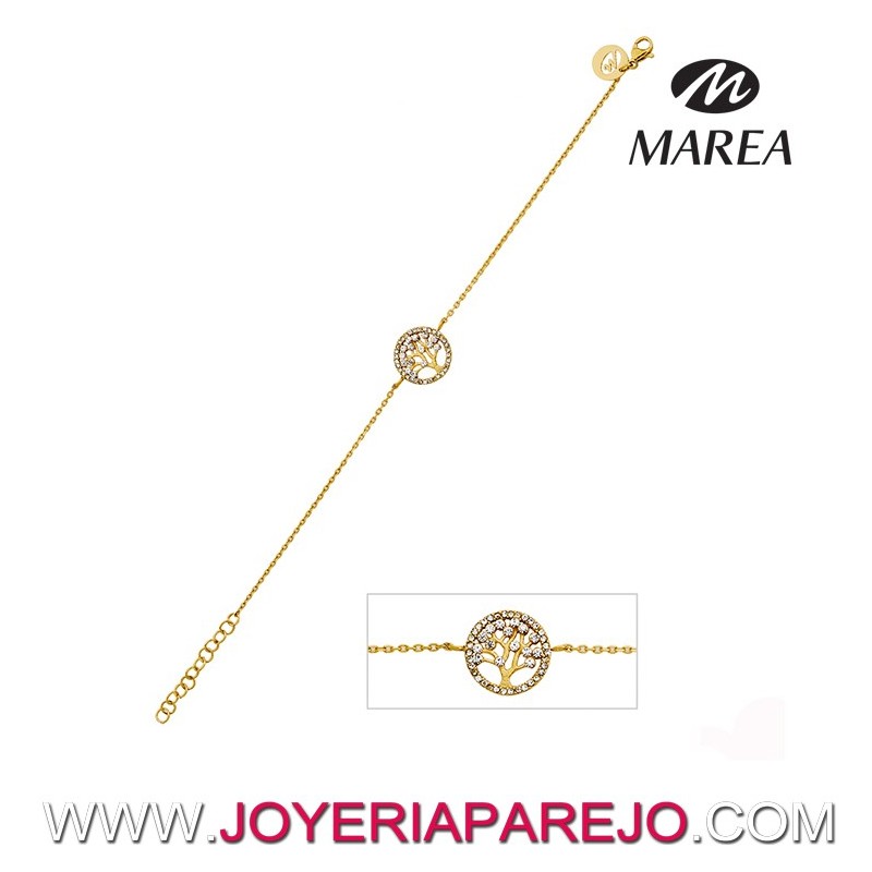 Pulsera Marea Jewel Mujer D00203/53 Árbol Vida Dorado