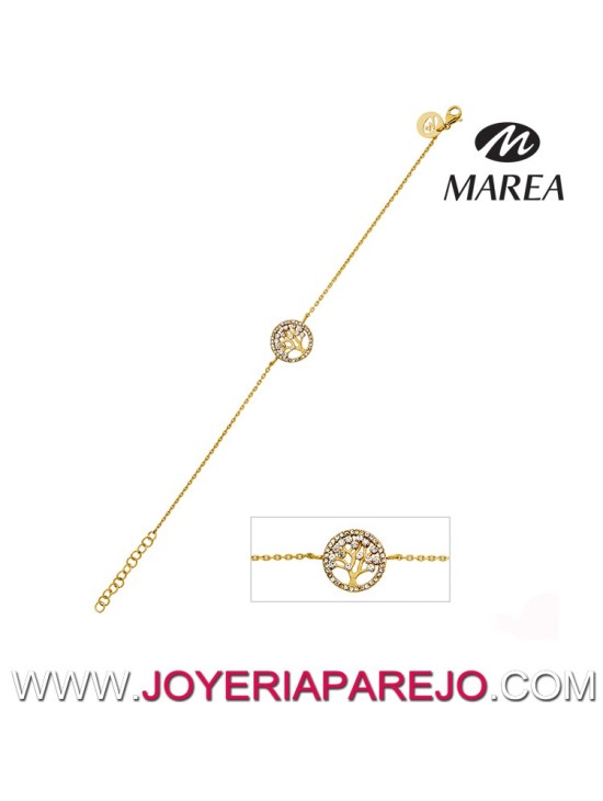 Pulsera Marea Jewel Mujer D00203/53 Árbol Vida Dorado